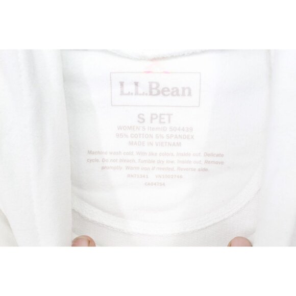 L.L.Bean Cotton Spandex Pullover Lightweight Hooded Jacket S Pet - Picture 7 of 9